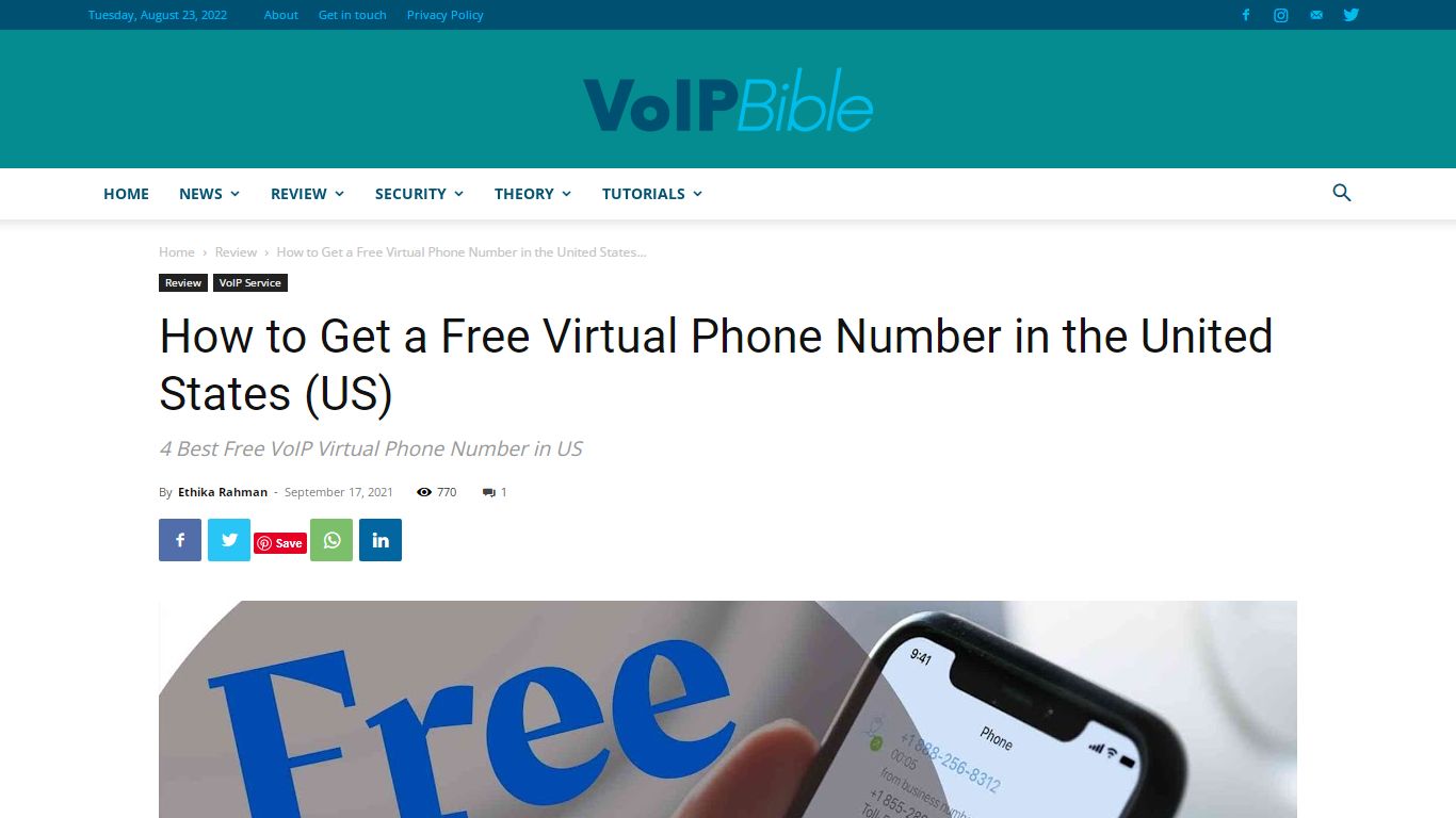 How to Get a Free Virtual Phone Number in the United States (US)